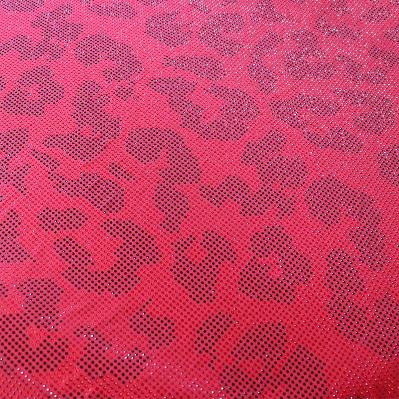 SS10 Leopard Pattern Mix Color Rhinestone Fabric Factory