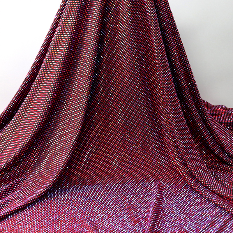 SS10 Red AB Crystal Fabric Factory