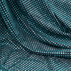 SS10 Blue Zircon Rhinestone Fabric Exporter