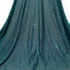 SS10 Blue Zircon Rhinestone Fabric Exporter