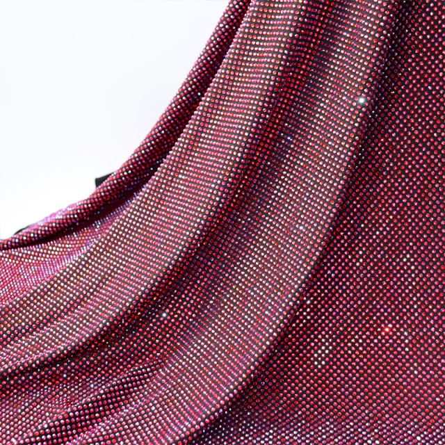 SS10 Red AB Crystal Fabric Factory