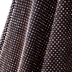 SS10 Rose Gold Crystal Fabric Wholesale