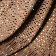 SS10 Zebra Pattern Mix Color Rhinestone Fabric Wholesale