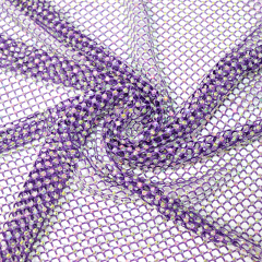 SS10 White AB Crystal Mesh Fabric Wholesale