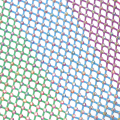 SS10 White AB Crystal Mesh Fabric Manufacturer