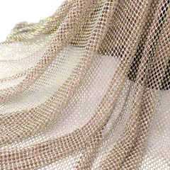 SS10 White AB Rhinestone Mesh Fabric Manufacturer