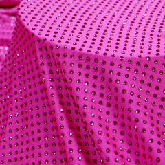 SS10 180g Rose Red Crystal Fabric Exporter