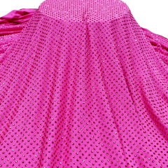 SS10 180g Rose Red Crystal Fabric Exporter