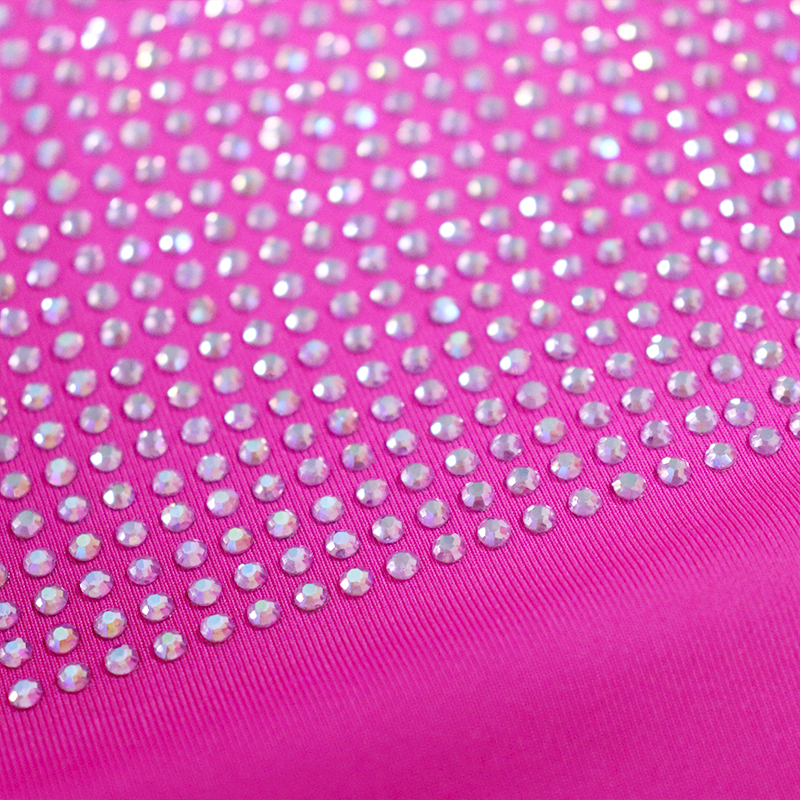 SS10 Light Pink AB Crystal Fabric Exporter