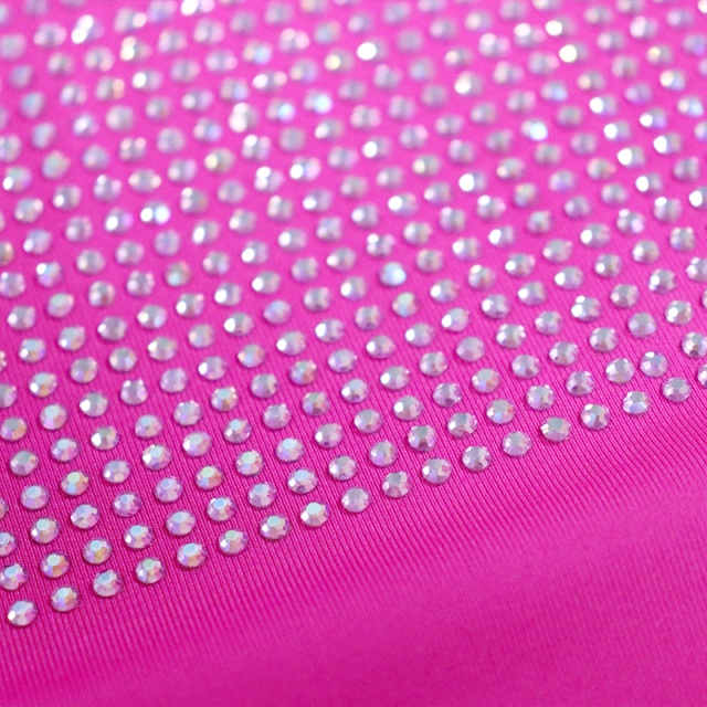 SS10 Light Pink AB Crystal Fabric Exporter