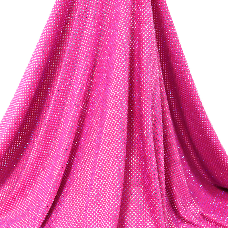 SS10 Light Pink AB Crystal Fabric Exporter