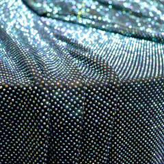 SS10 180g Greenish-Gold Rhinestone Fabric Custom