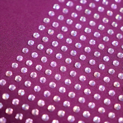 SS10 Light Pink AB Crystal Fabric Manufacturer