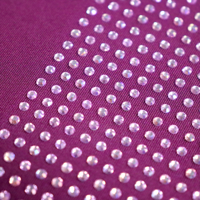 SS10 Light Pink AB Crystal Fabric Manufacturer