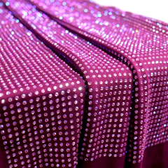 SS10 Light Pink AB Crystal Fabric Manufacturer