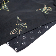 SS10 Butterfly Pattern White AB Rhinestone Tulle Mesh Fabric Factory