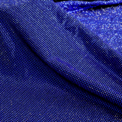 SS10 Dark Blue Crystal Satin Fabric Supplier