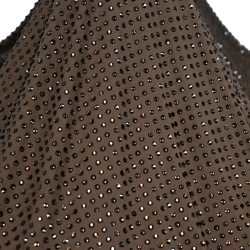 SS20 180g Smoked Yellow Crystal Fabric Custom