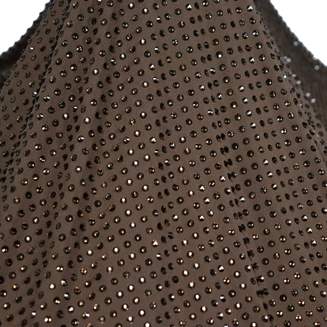 SS20 180g Smoked Yellow Crystal Fabric Custom