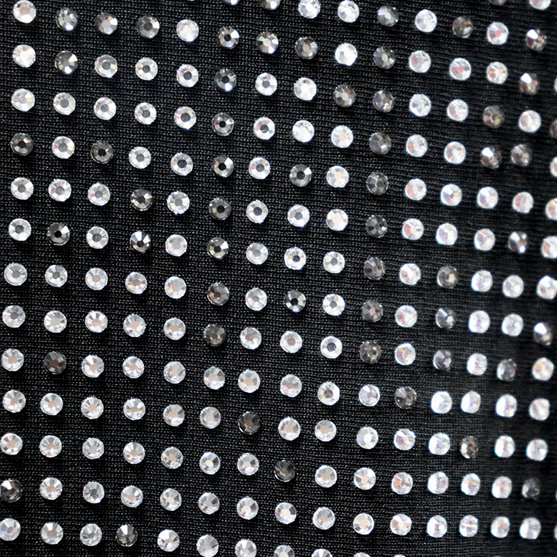 SS10 Gradient Color Rhinestone Fabric Custom