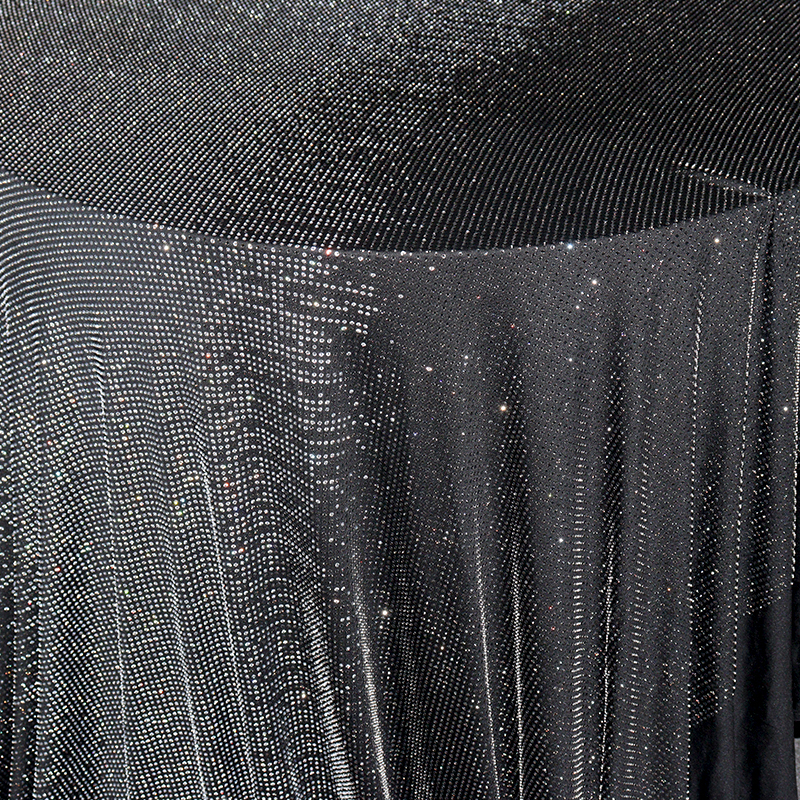 SS10 Gradient Color Rhinestone Fabric Custom