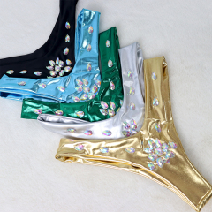 Blink Gold Hand Sewn Rhinestone Bathing Suit Supplier