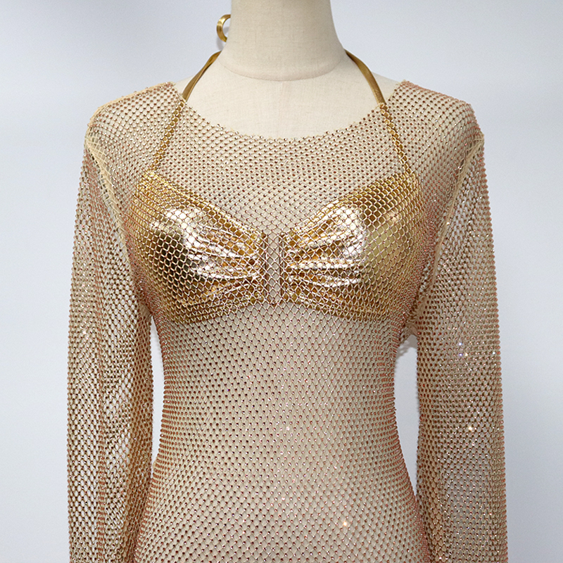 Glitter Silver Metallic Bandeau Bathing Suit Custom