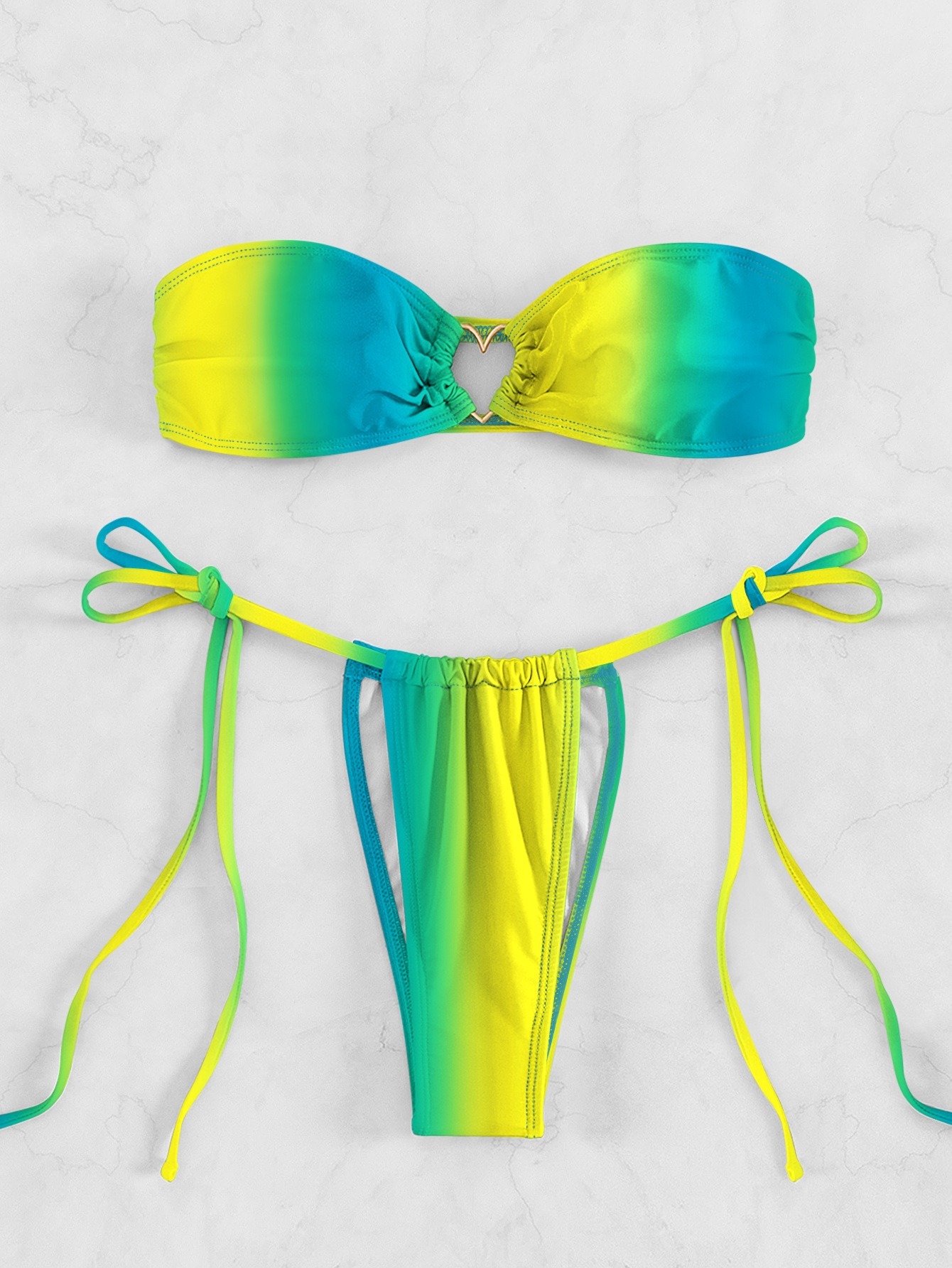 Colorful Bandeau Bikini Swimwear Exporter