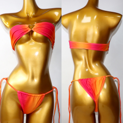 Colorful Bandeau Bikini Swimwear Exporter