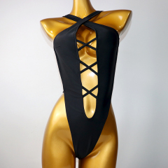 Elastic One Pieces Backless Beachwear Swimsuit Factory
