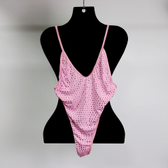 Luxury White Diamond Beachwear Swimsuit Wholesale