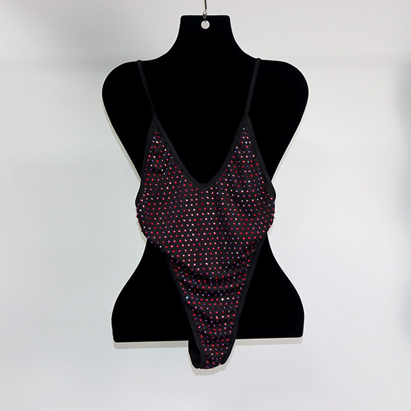 Blink Gold Rhinestone Hollow Out Beach Swimwear Manufacturer