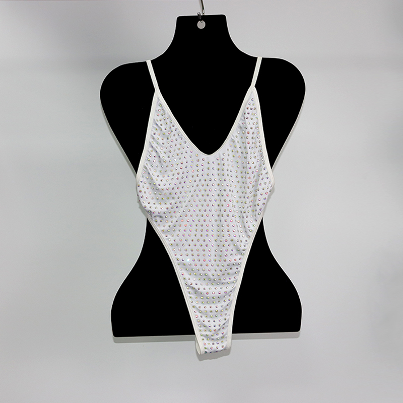 Blink Gold Rhinestone Hollow Out Beach Swimwear Manufacturer