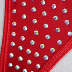 Blink Gold Rhinestone Hollow Out Beach Swimwear Manufacturer