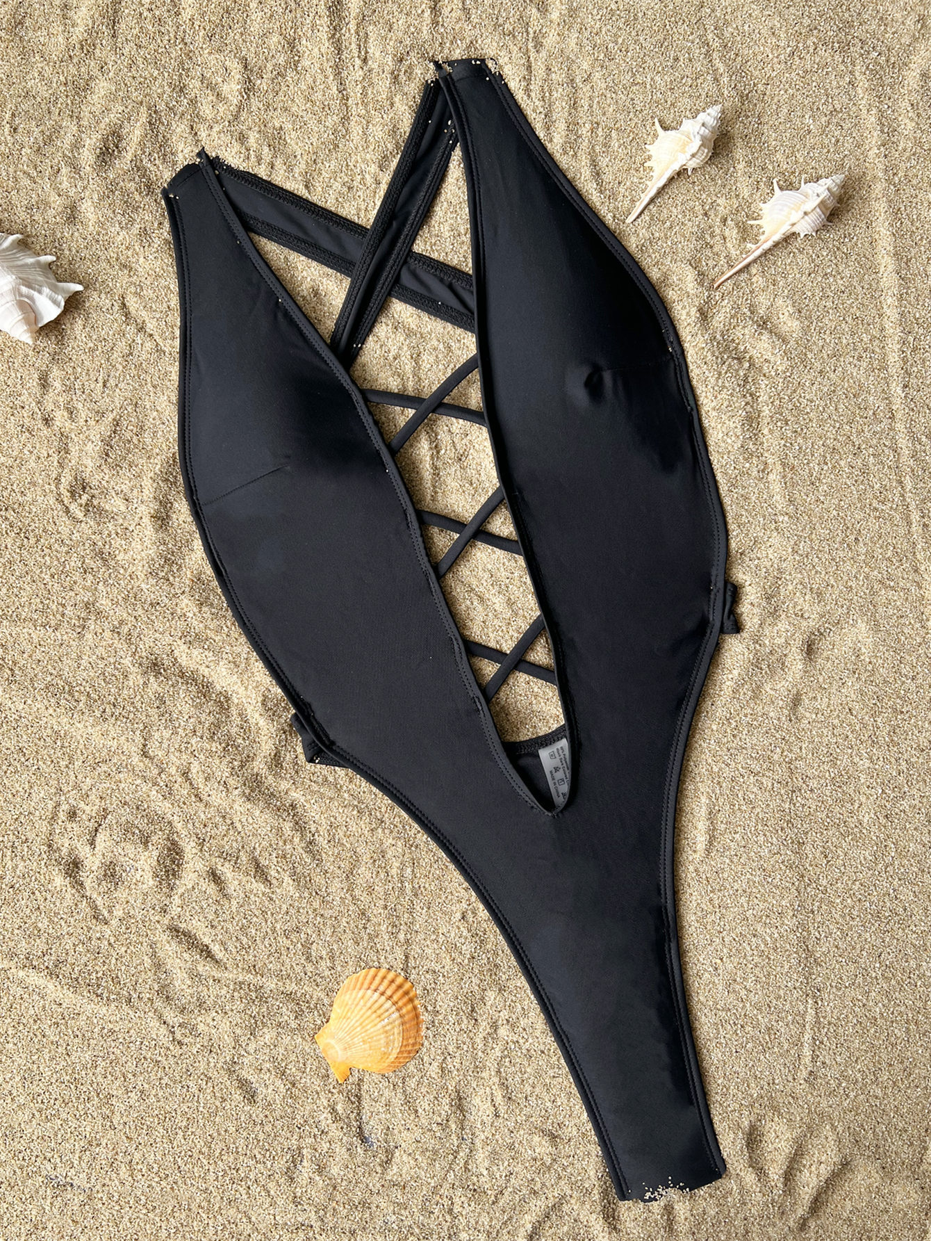 Elastic One Pieces Backless Beachwear Swimsuit Factory
