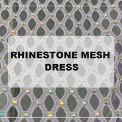 Loose Diamond Net Long Dress with Hooded Manufacturer