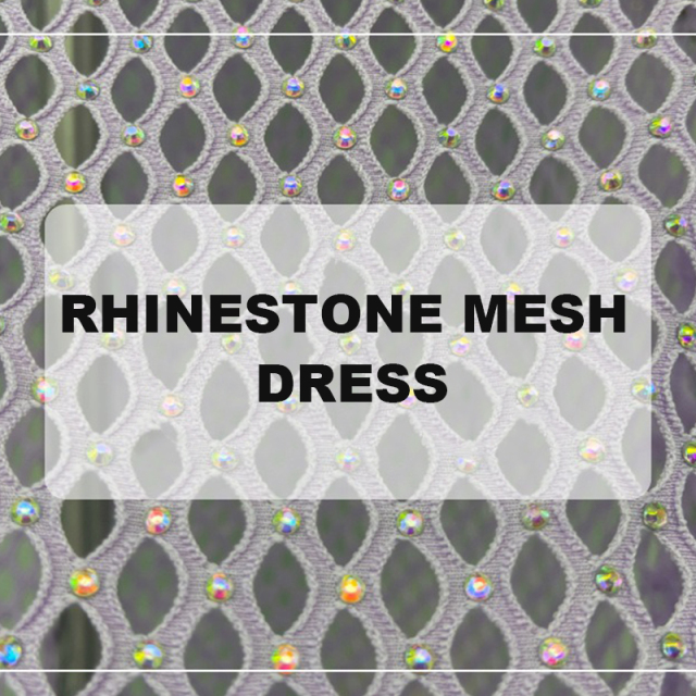 Loose Diamond Net Long Dress with Hooded Manufacturer
