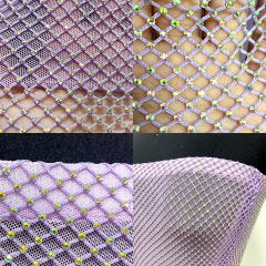 Sheer Rhinestone Net Mini Tube Dress Manufacturer