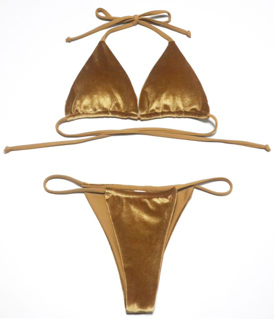 Multi Color Velvet Micro Bikini Exporter