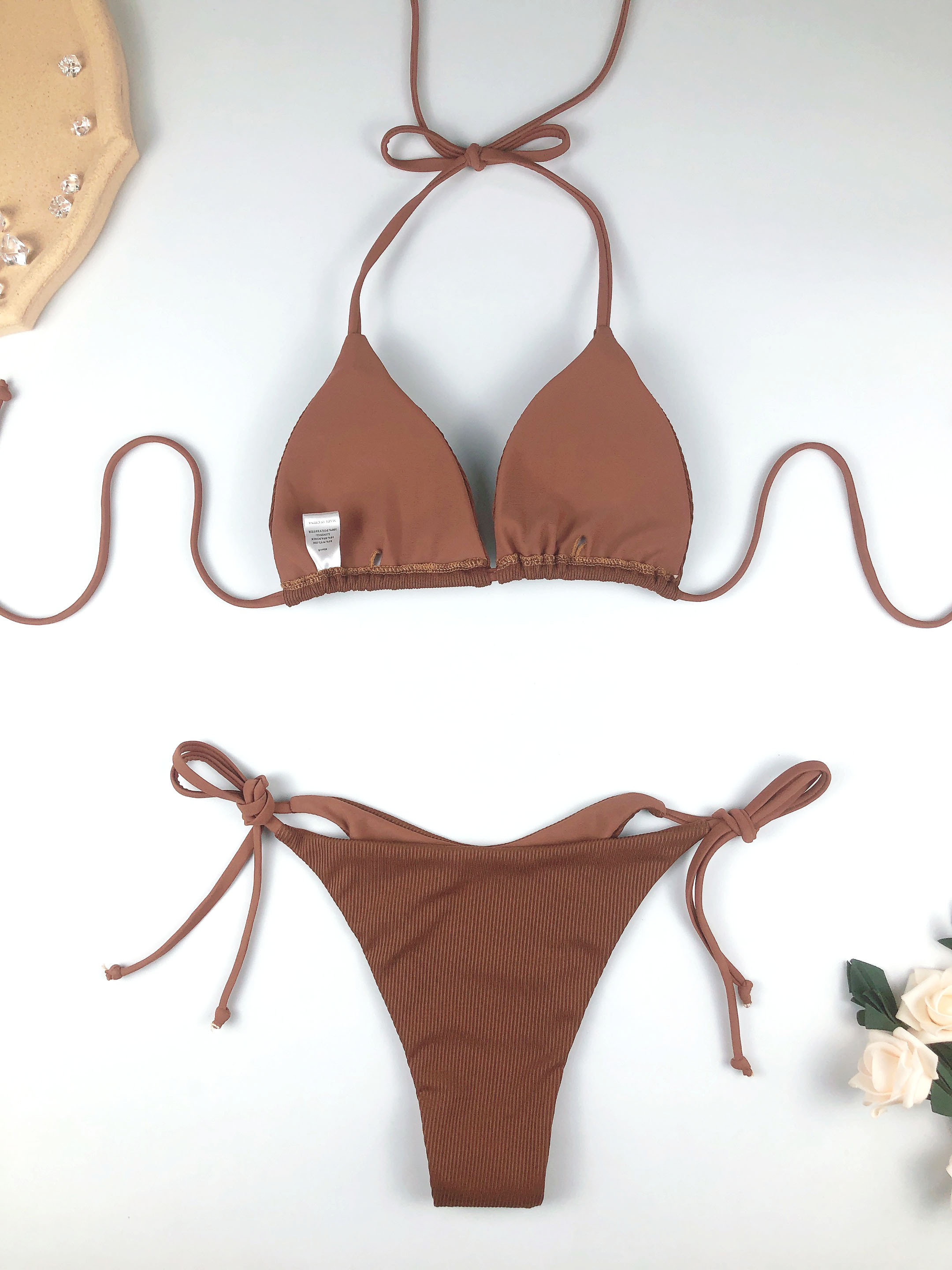 Breathable Orange Swimming Bathing Suit Wholesale