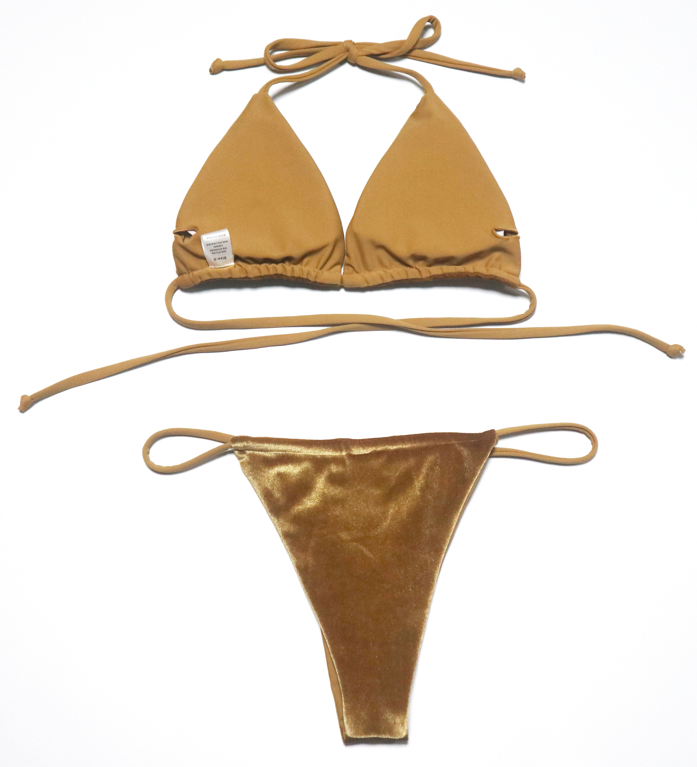 Multi Color Velvet Micro Bikini Exporter