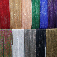 Luxury Square Crystal Glass Netting Fabric Supplier