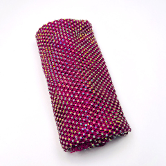 SS10 Bedazzled Rhinestone Net Fabric Custom
