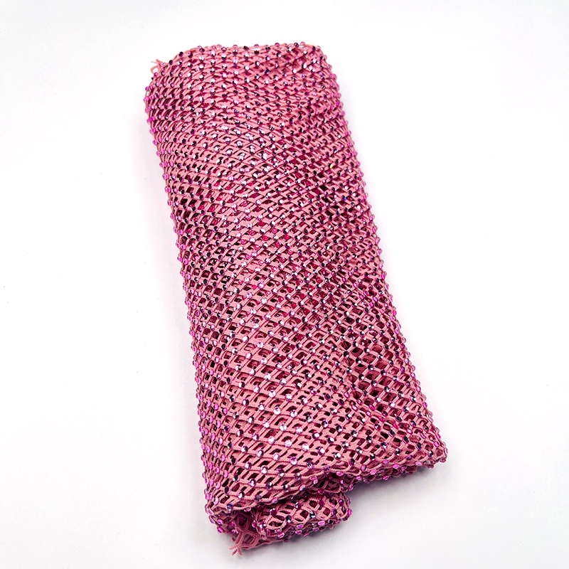 SS10 Bedazzled Rhinestone Net Fabric Custom