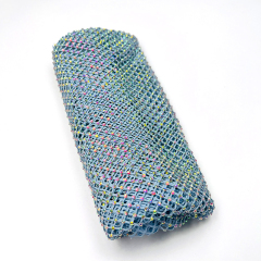 SS10 Bedazzled Rhinestone Net Fabric Custom