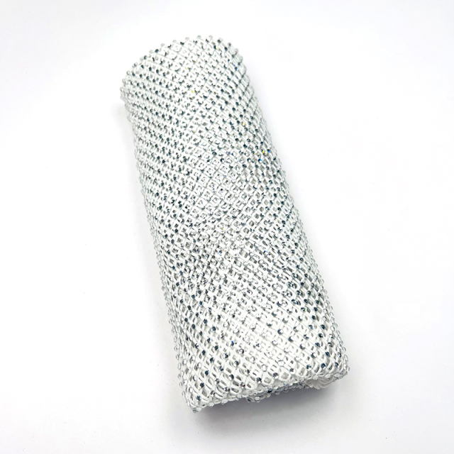 SS10 Bedazzled Rhinestone Net Fabric Custom