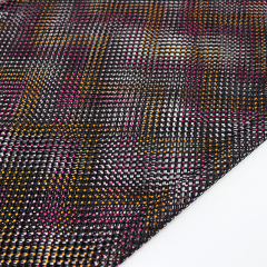 Bling Round Shaped Sequin Metal Black Mesh Fabric Manufacturer