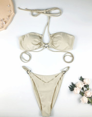 Halter Bandage Design Swimming Bathing Suit Factory