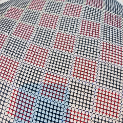 SS16 Color Block Design Bedazzled Mesh Fabric Exporter