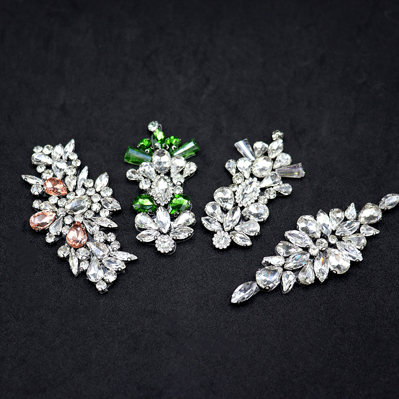 Crystal Iron On Patches for Garment Decor Custom